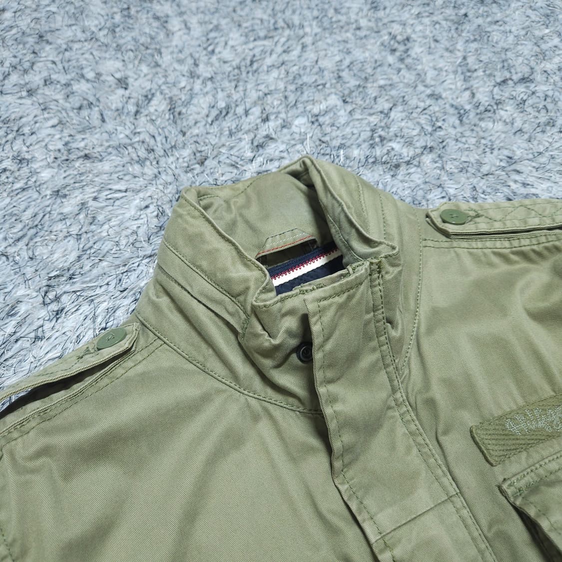 타미힐피거데님) XL 남자 야상점퍼 사파리자켓 / 왕눈이샵 상품이미지8