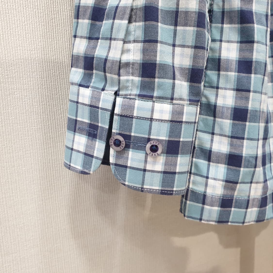 닥스 DAKS 남성 체크 남방 셔츠 95 상품이미지5