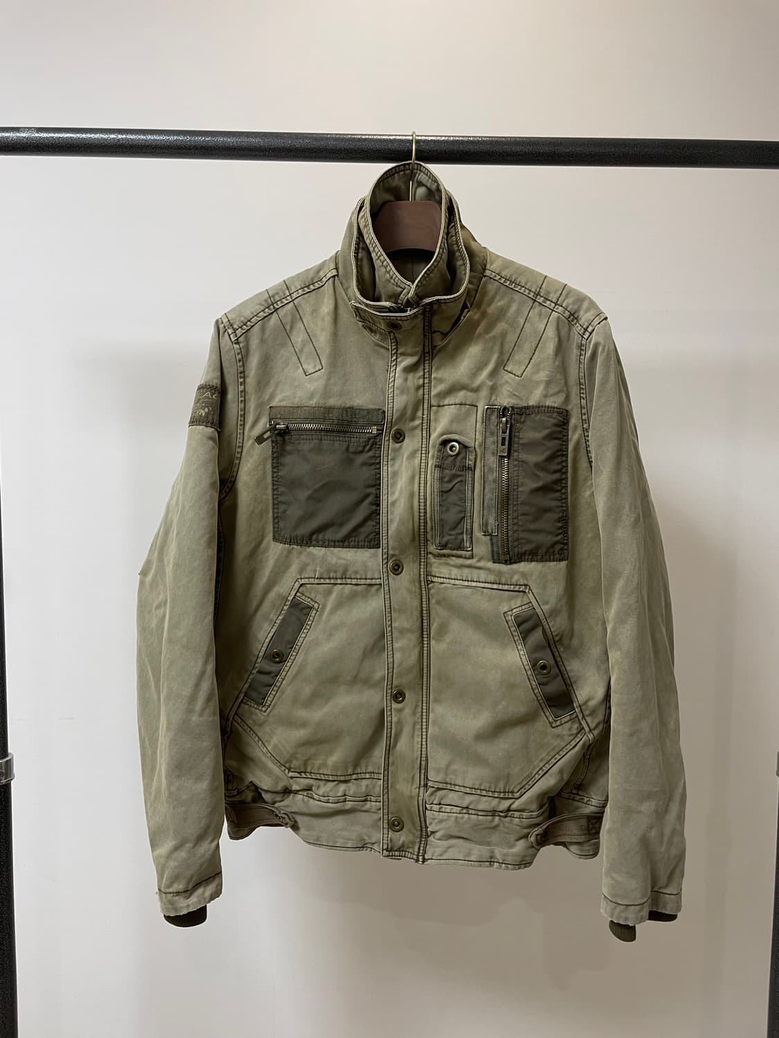 (L) jet lag 빈티지 퍼티그 카고 자켓 상품이미지2