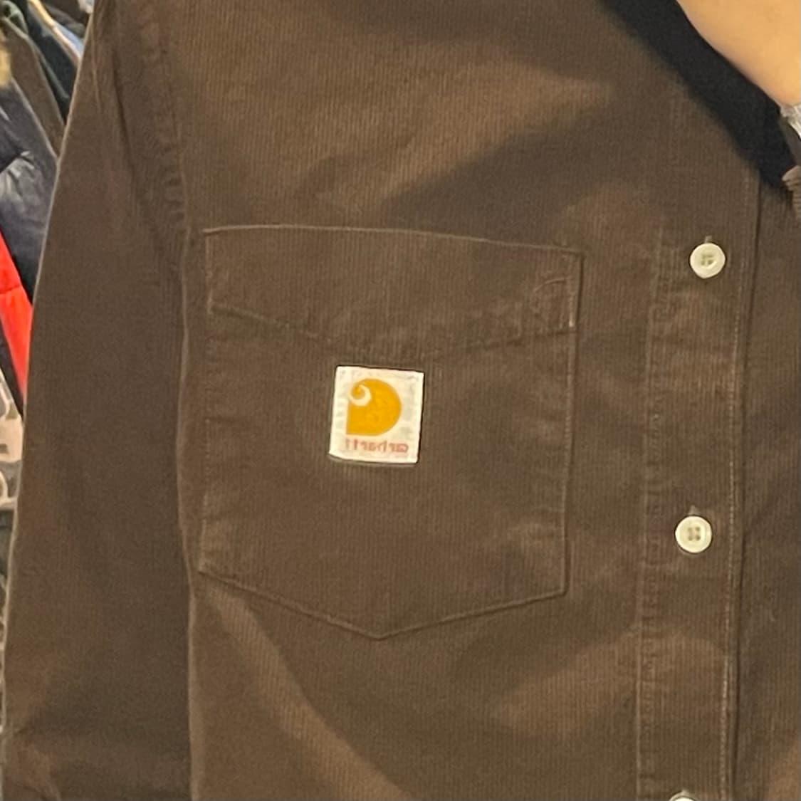 [IM] carhartt 킬하트 브라운 코듀로이 셔츠 상품이미지6
