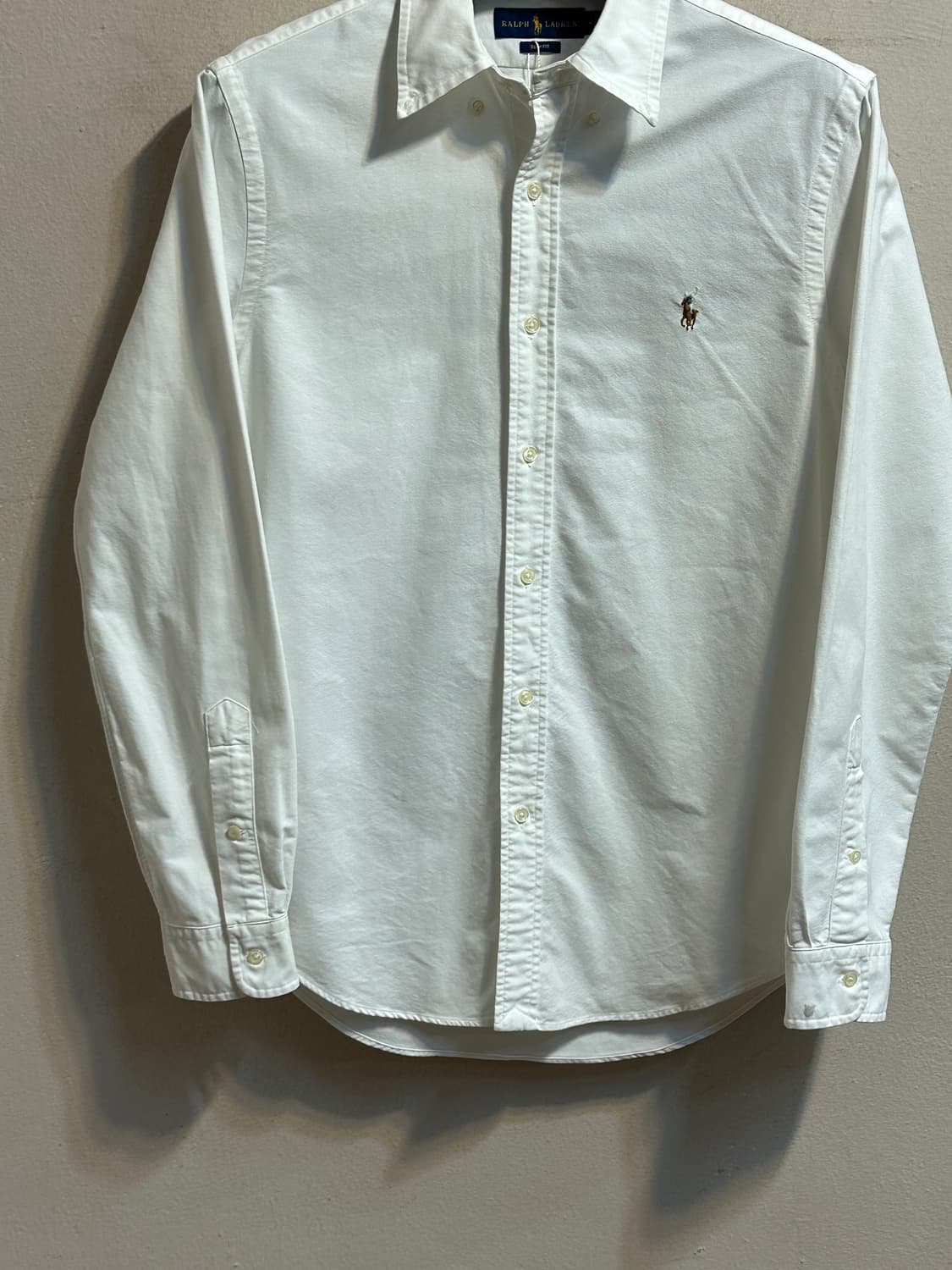 폴로 랄프로렌 클래식 화이트 옥스포드 셔츠 상품이미지3