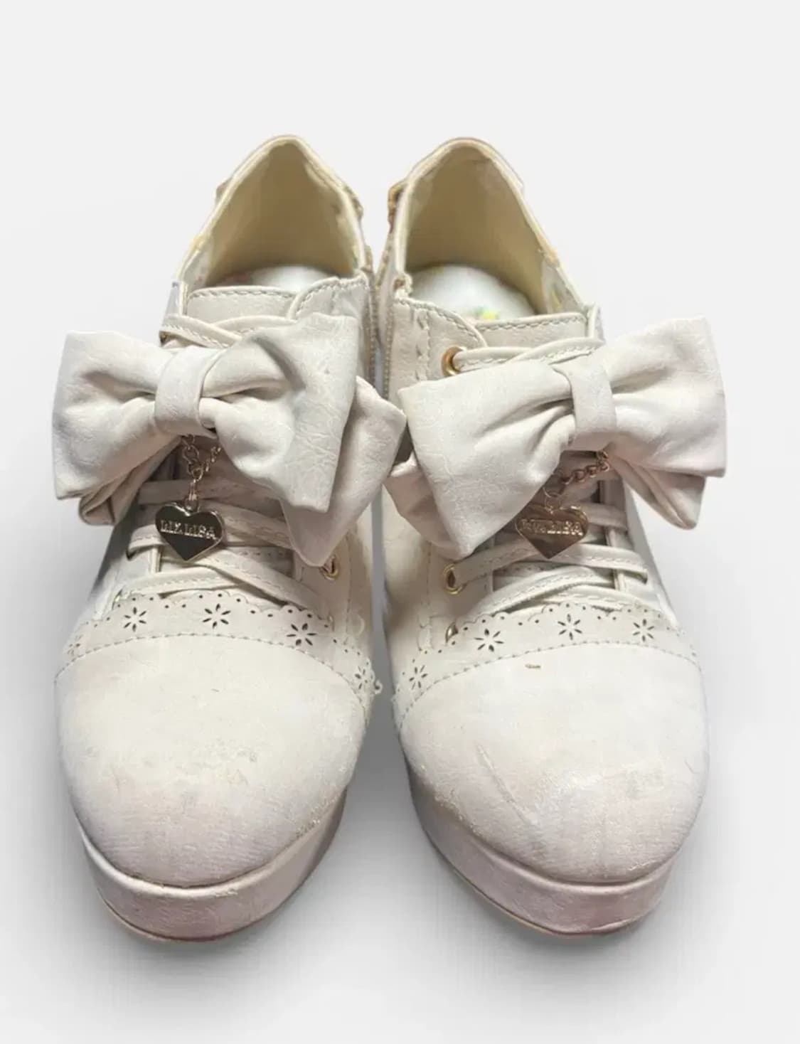 리즈리사 고전 리본 연핑크 부츠 구두 m 230~235 히메갸루 로걀 상품이미지3