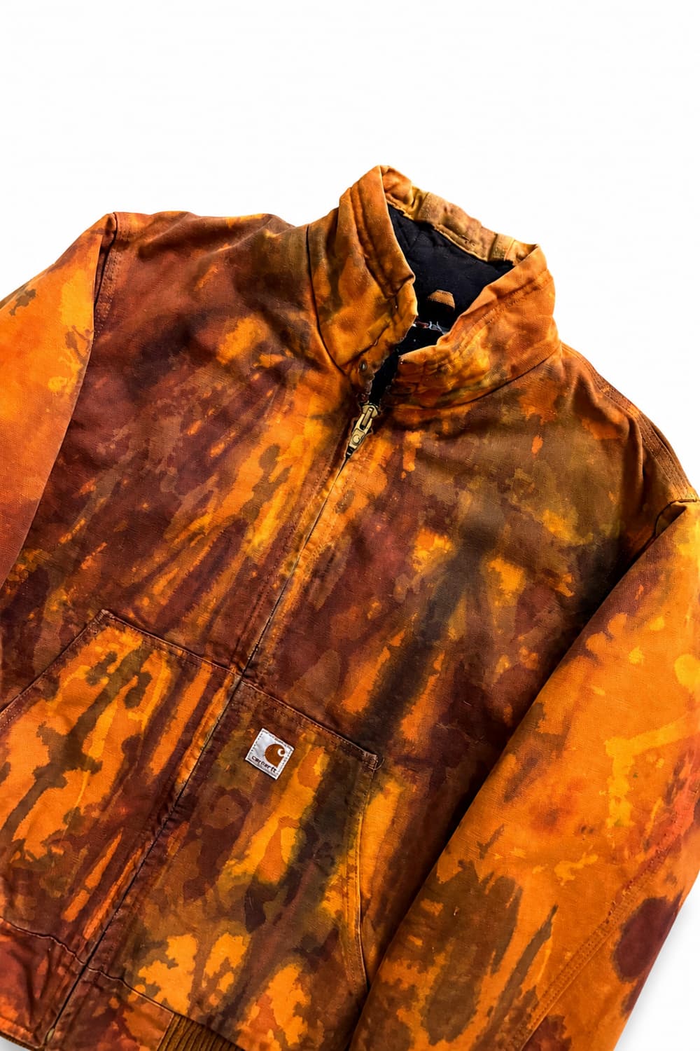 90~00s 칼하트 Tie Dye 모크 넥 덕 자켓 105~108 상품이미지2