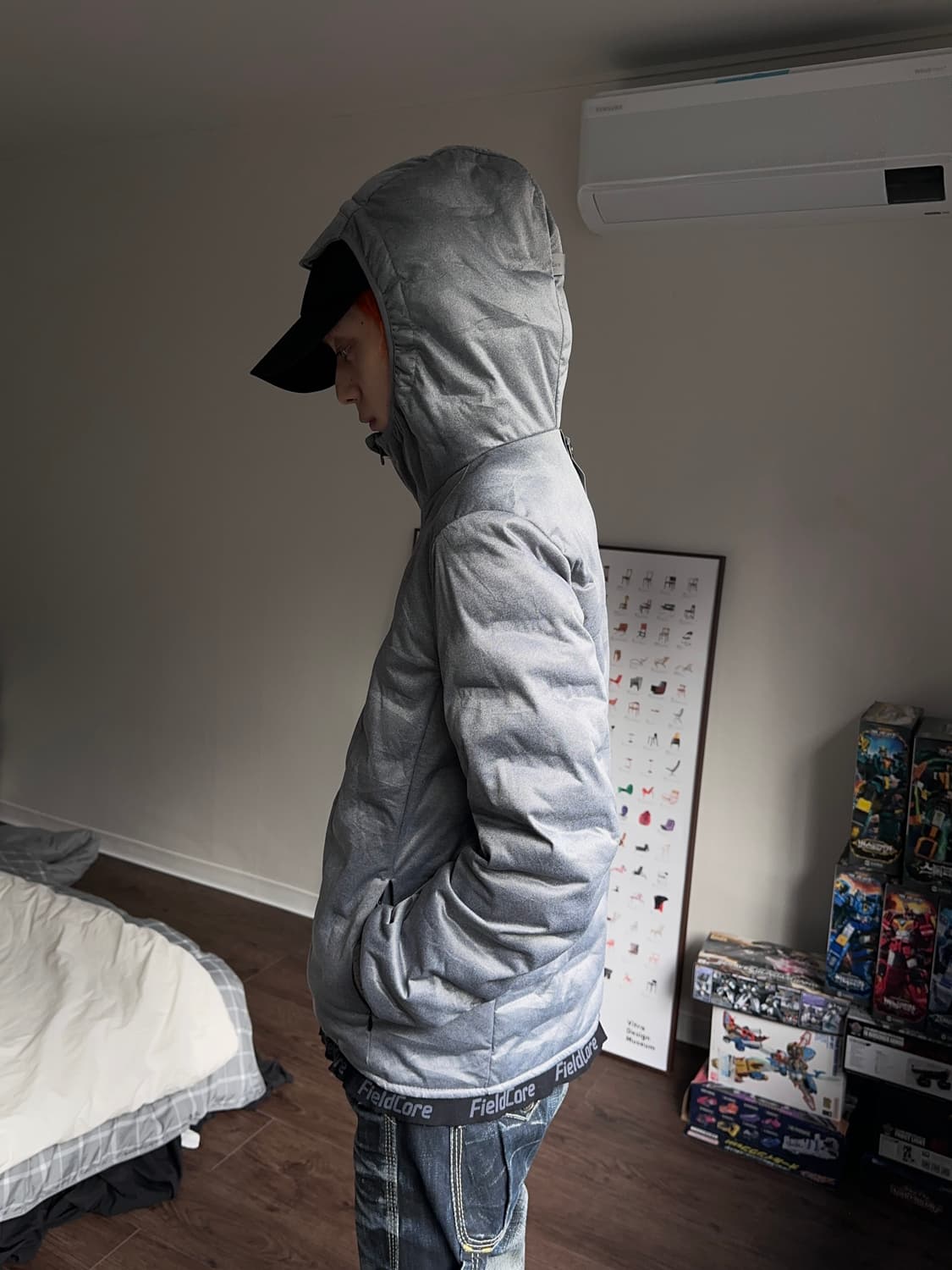 FieldCore 테트리스 푸퍼 자켓 상품이미지4