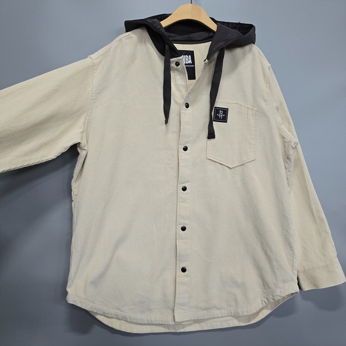 NBA 휴스턴 로켓츠 후드 코듀로이 롱자켓 M 상품이미지2