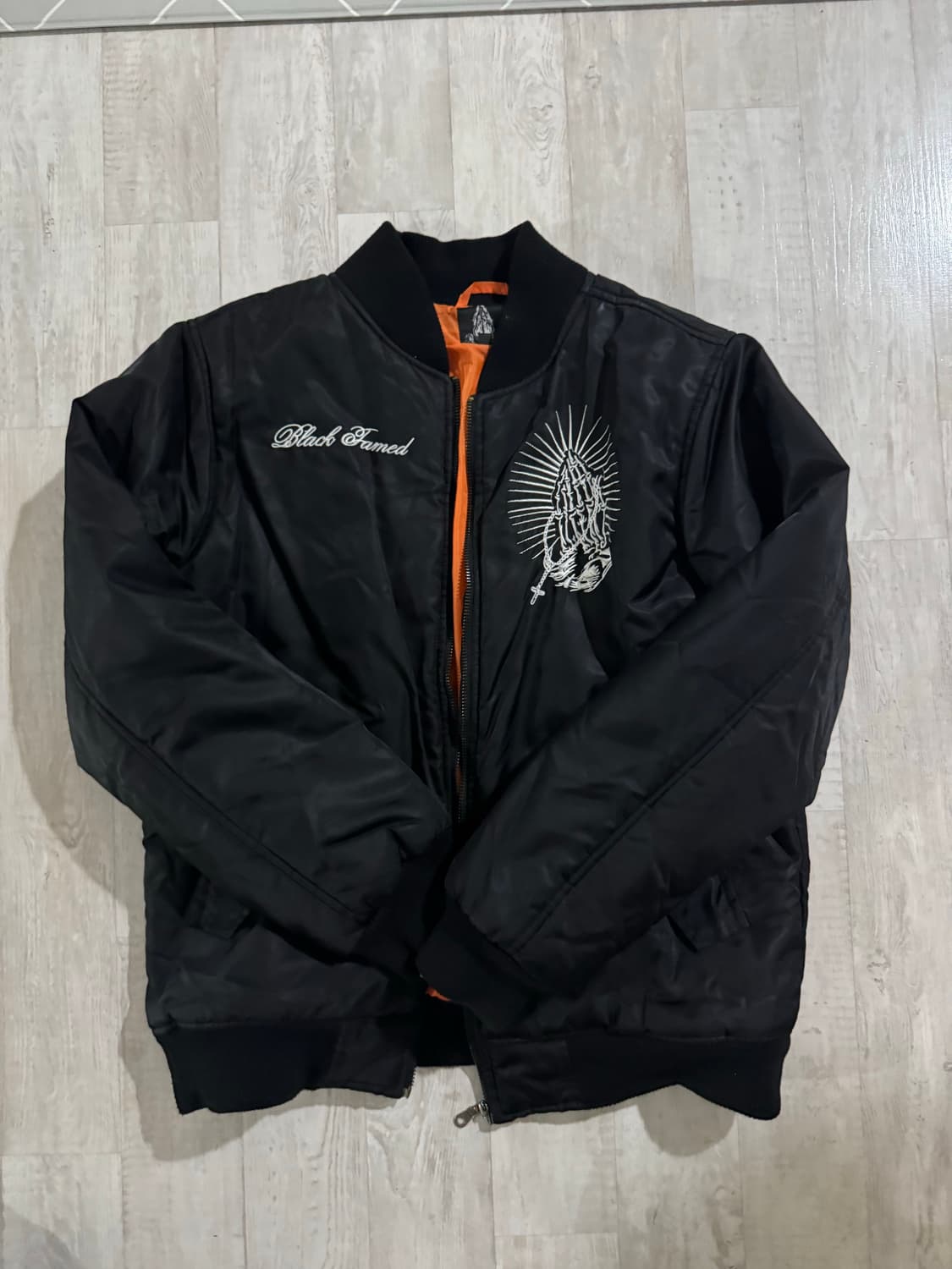 빈티지 자수 해골 마원 점퍼 상품이미지2