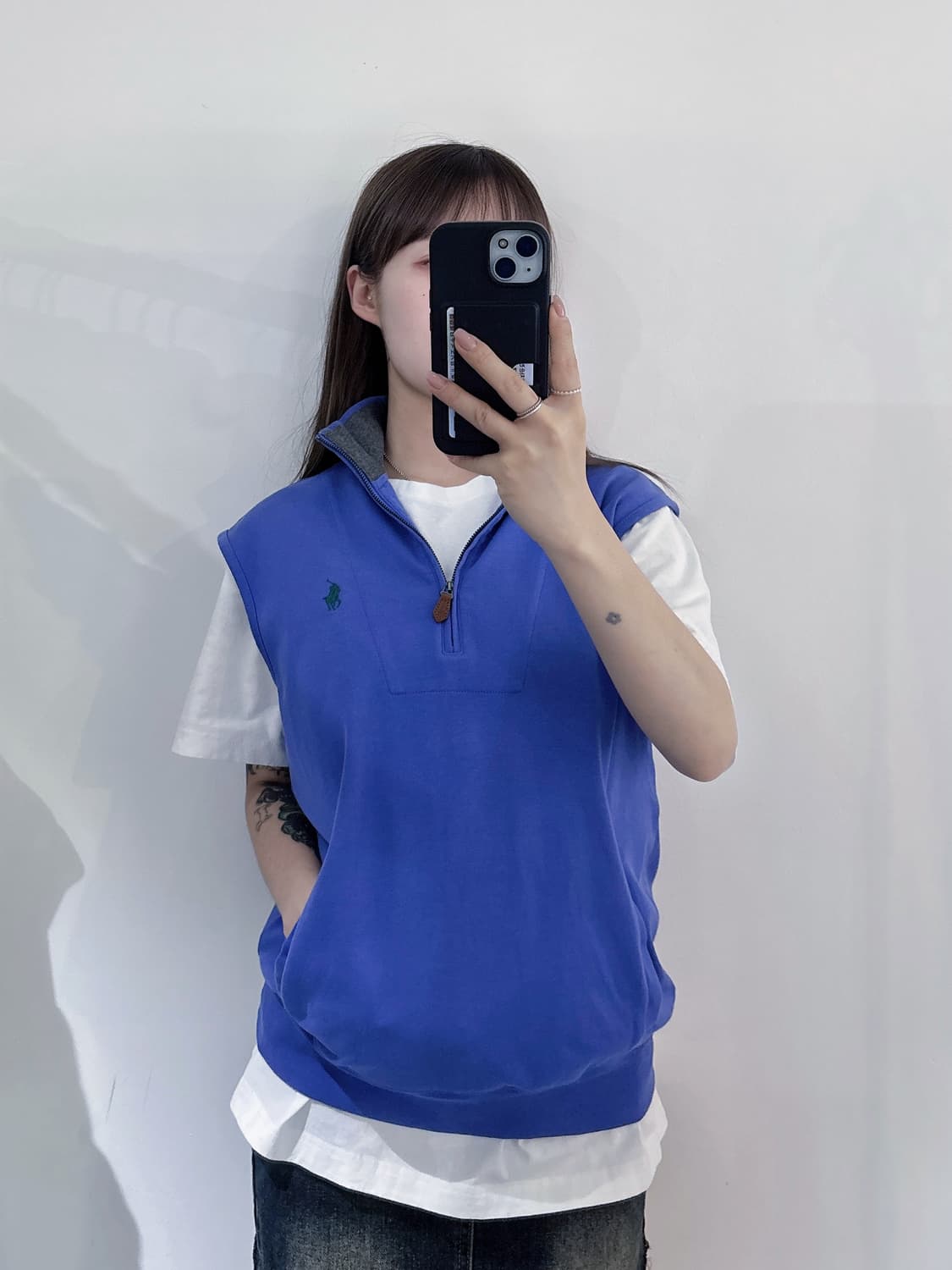 폴로랄프로렌 골프 그린포니 반집업 조끼 상품이미지2