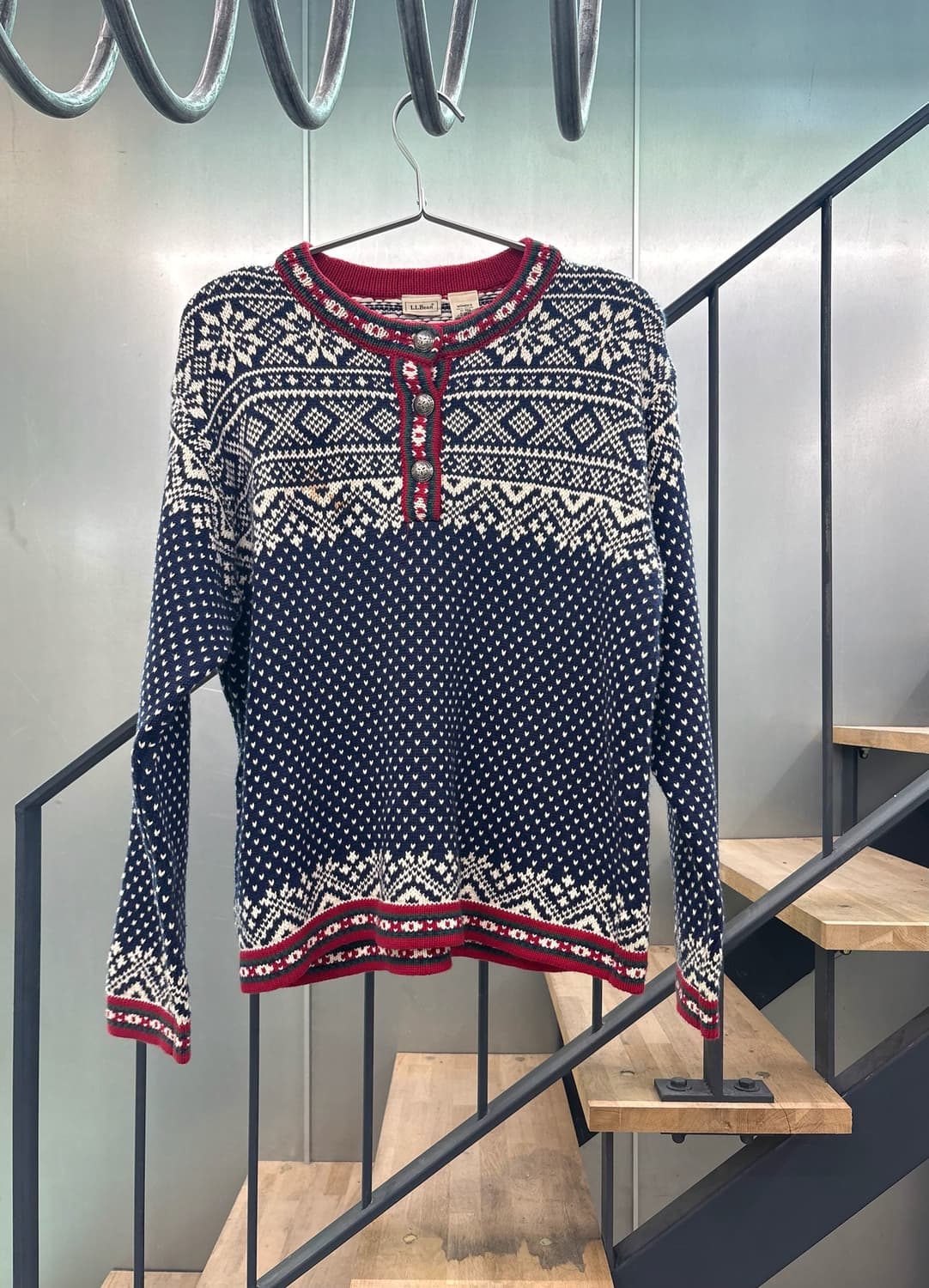 LL BEAN 엘엘빈 노르딕 빈티지 니트 상품이미지1