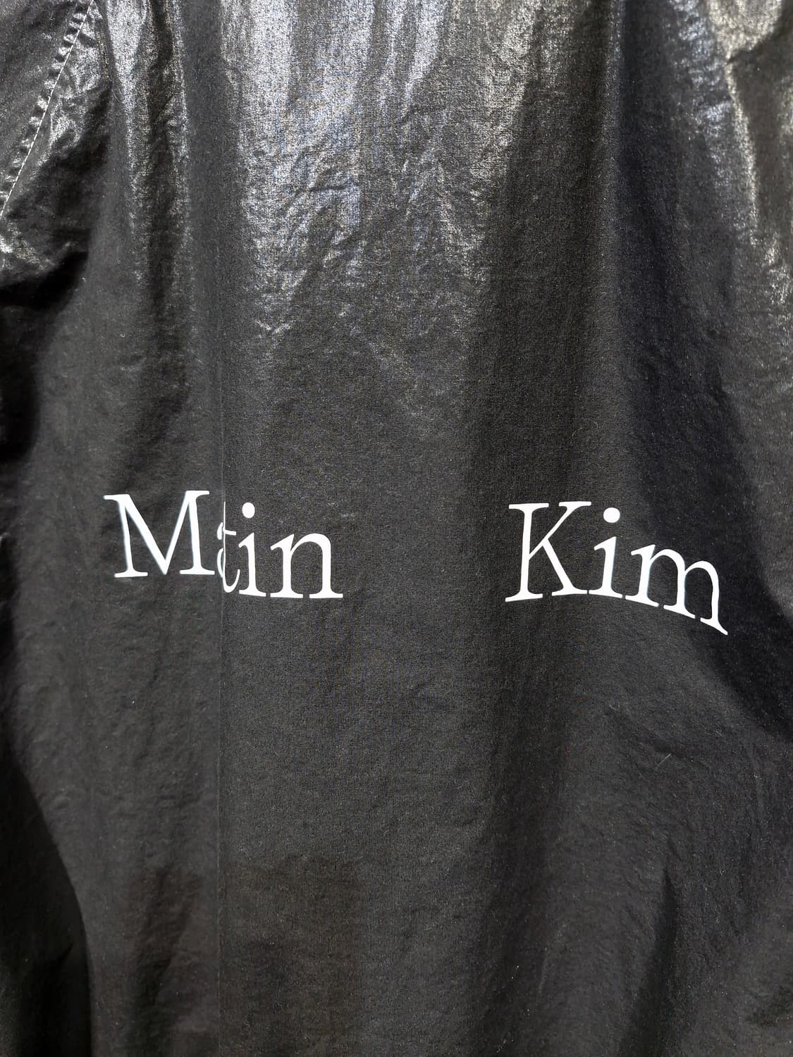 Matin Kim 마뗑킴 로고 코팅 자켓 상품이미지6