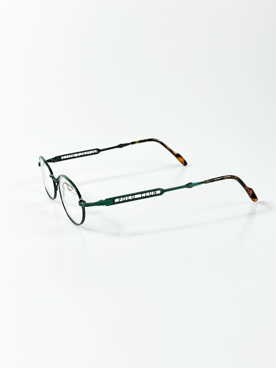 90s 일본제 베버리 힐즈 폴로클럽 슬림라운드 빈티지 안경 상품이미지3