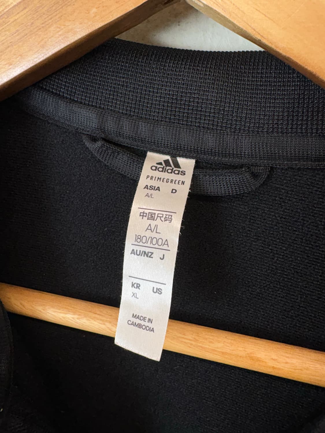 아디다스 기본 삼선 트랙탑 져지 블랙 상품이미지6