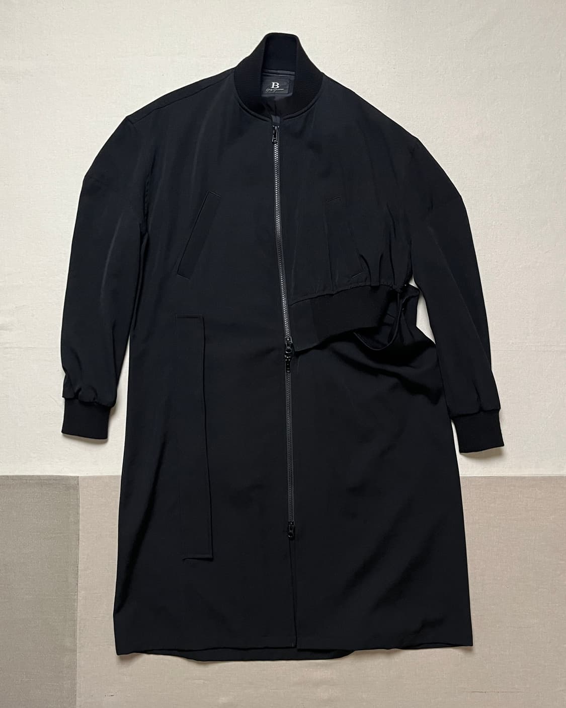 요지야마모토 롱 봄버 코트 yohji yamamoto long ma-1 상품이미지1