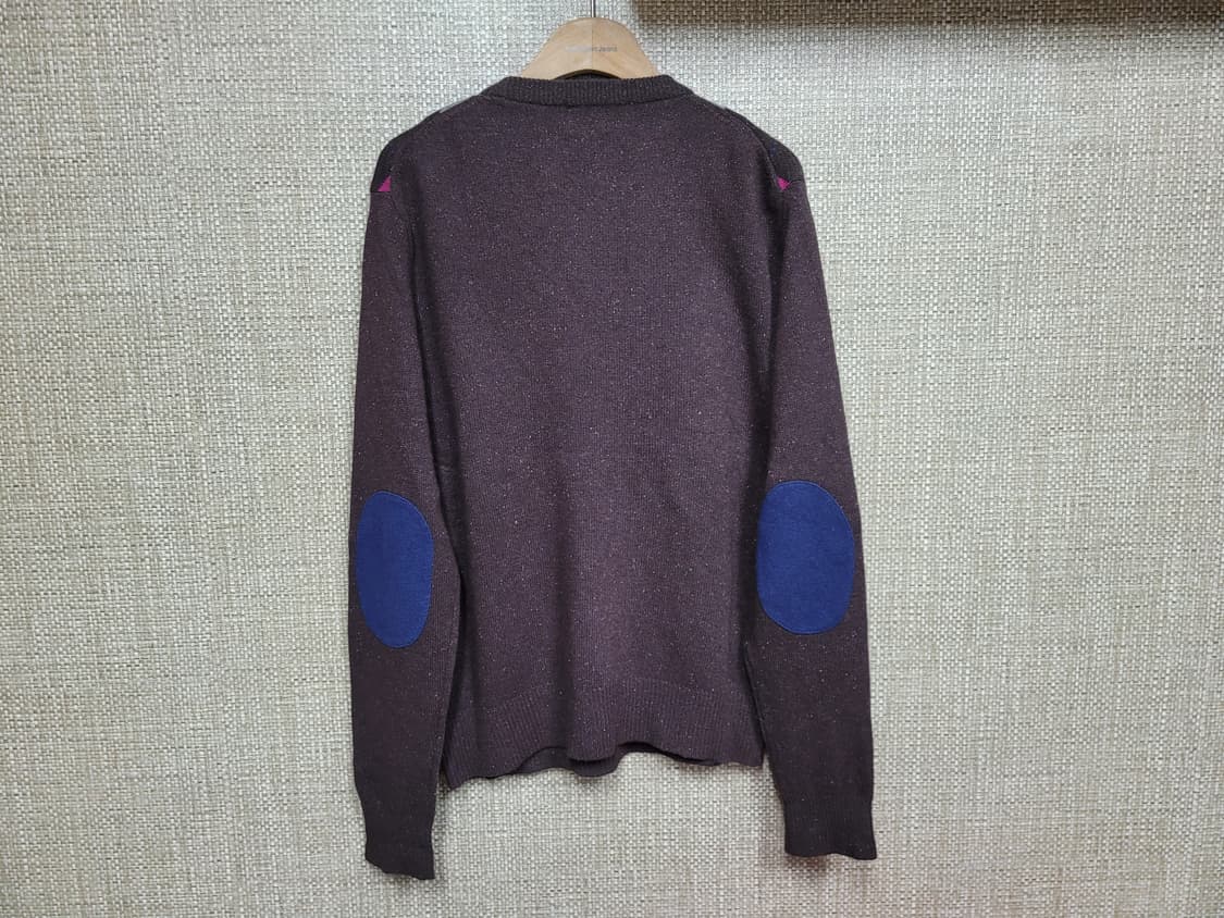 100사이즈 헨리코튼 wool 니트 아메카지  상품이미지3