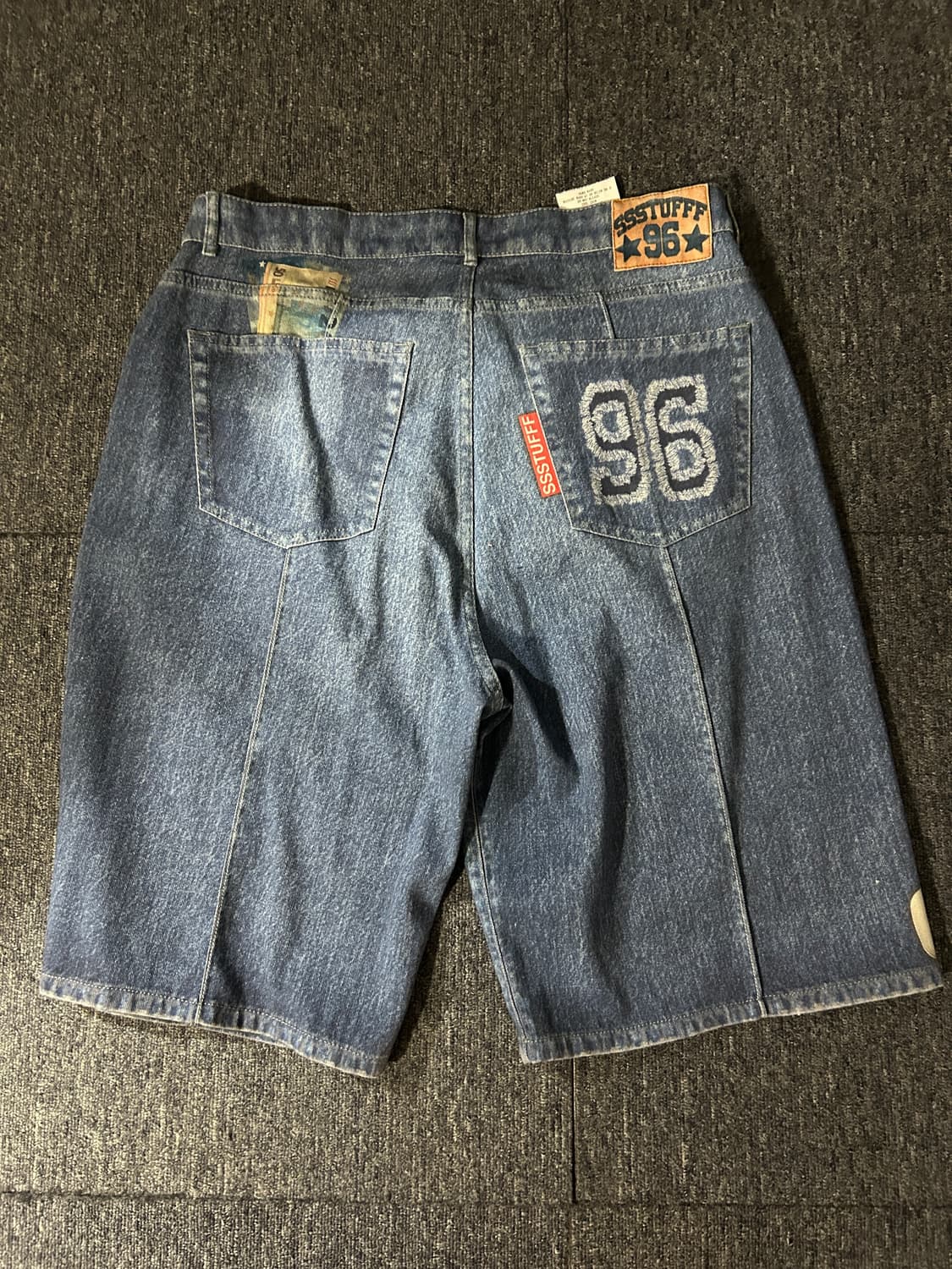 SSSTUFFF Many elements denim shorts 반바지 상품이미지2