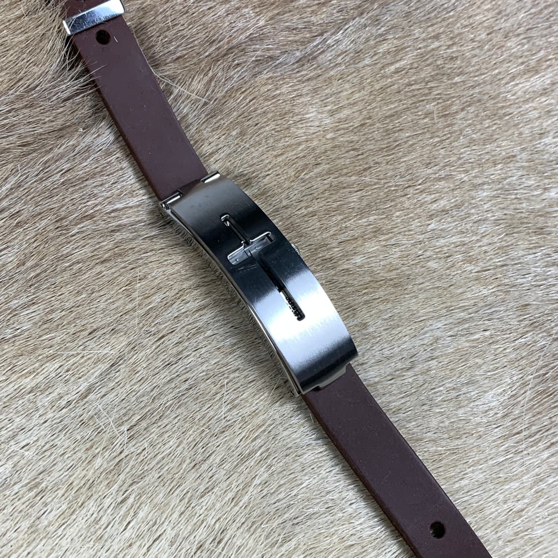 장 폴 고티에 메탈 크로스 팔찌 시계 상품이미지3