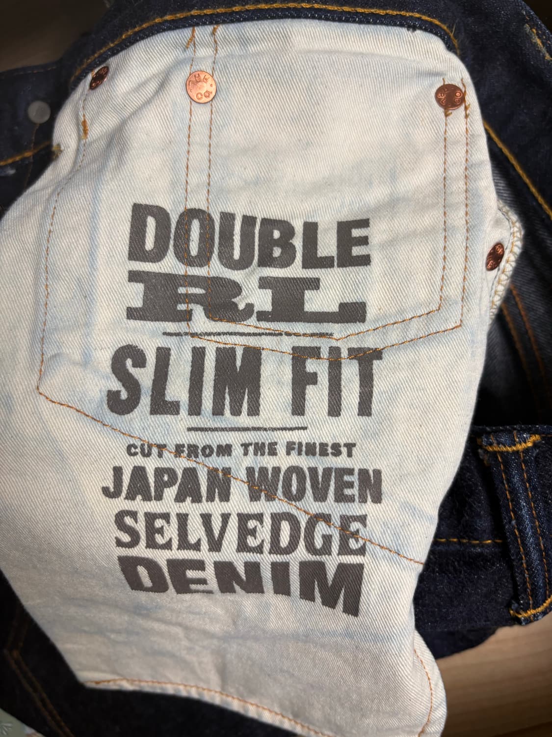 RRL 셀비지 데님 32x30 상품이미지5