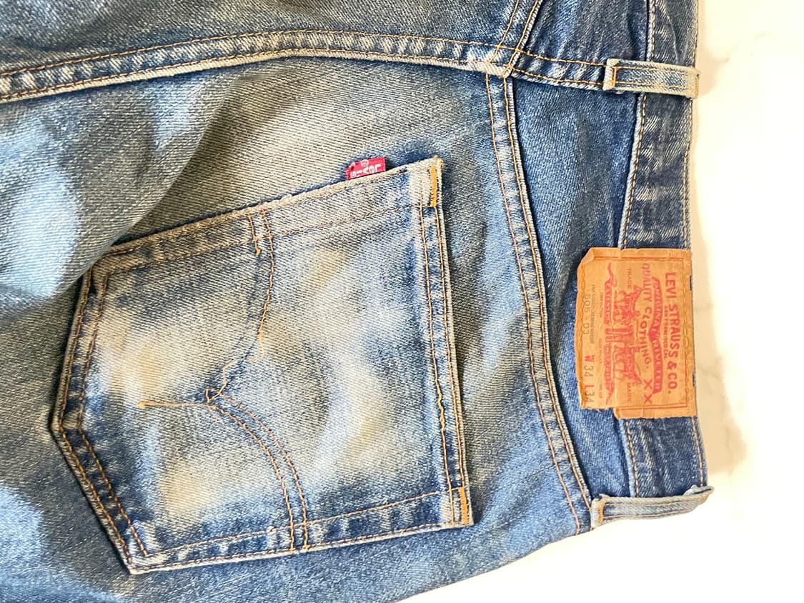 일본 리바이스 빈티지 505 청바지 W34 L34 상품이미지4