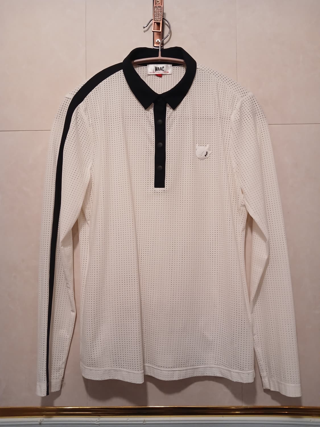 왁골프 정품 여성 메쉬 긴팔 카라티 2 사이즈 상품이미지1