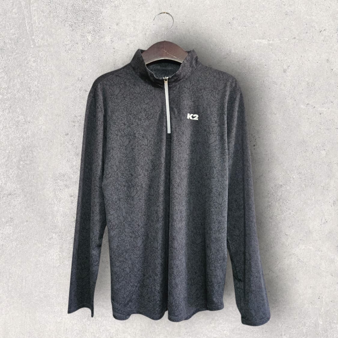 K2 기능성 반집업 차콜 (95/M) 상품이미지1