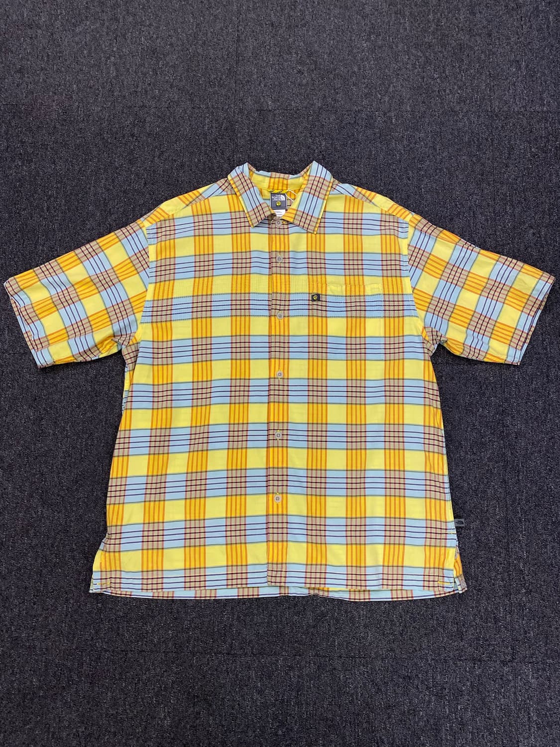 The north face 노스페이스 체크 반팔 셔츠 상품이미지2