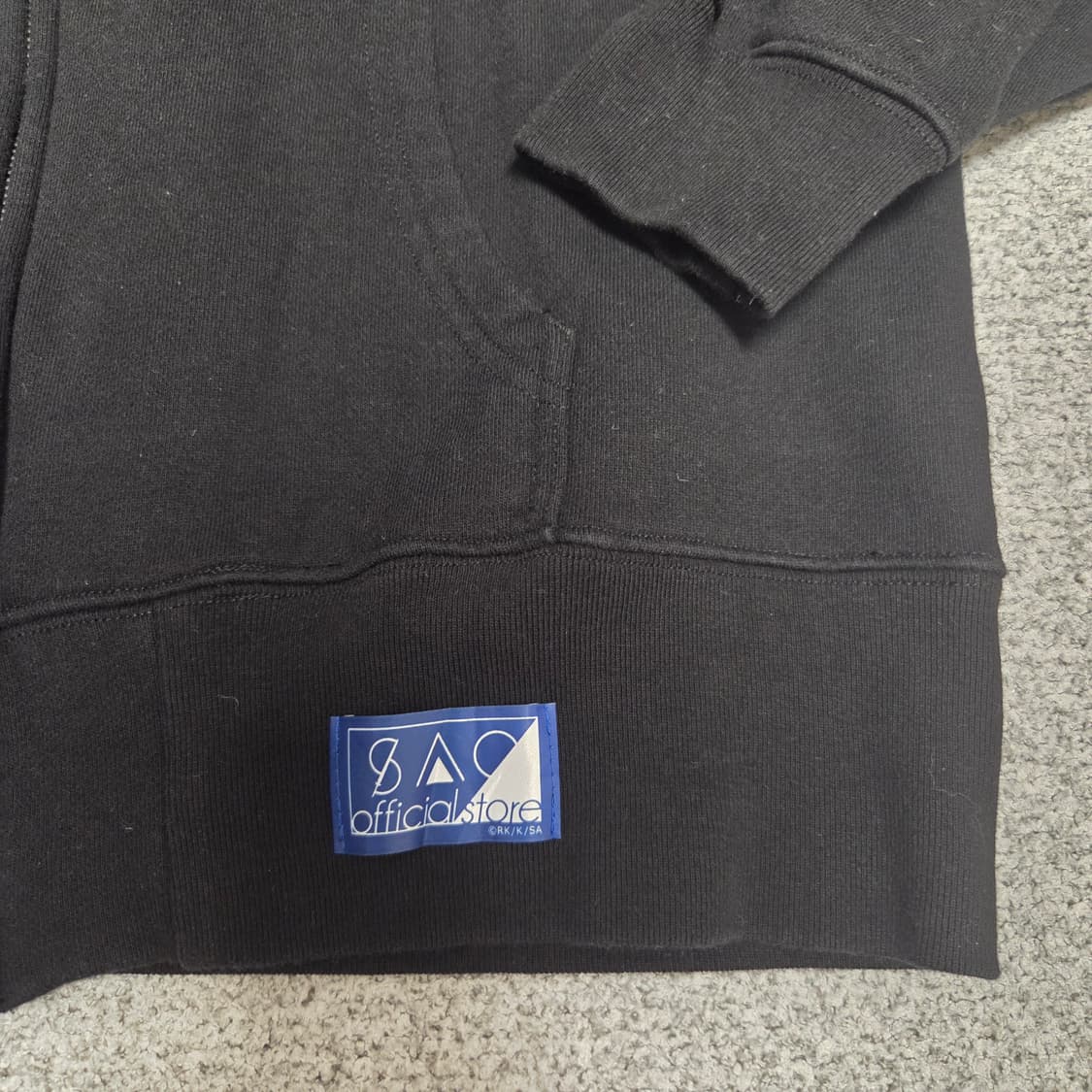 SAO 소드아트온라인 스웻 후드집업 L(100) 상품이미지3