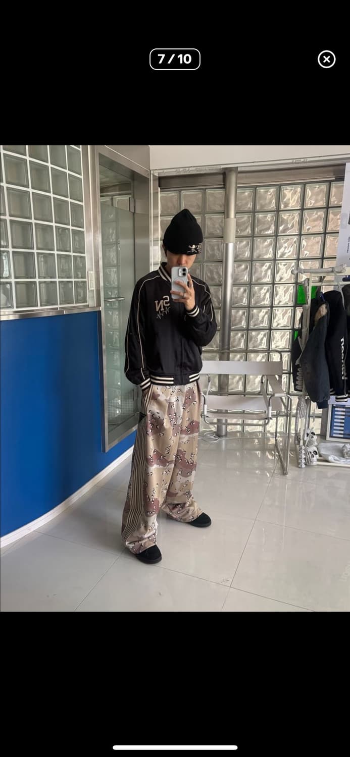 Gu X Undercover SATIN RIBBED BLOUSON 상품이미지6