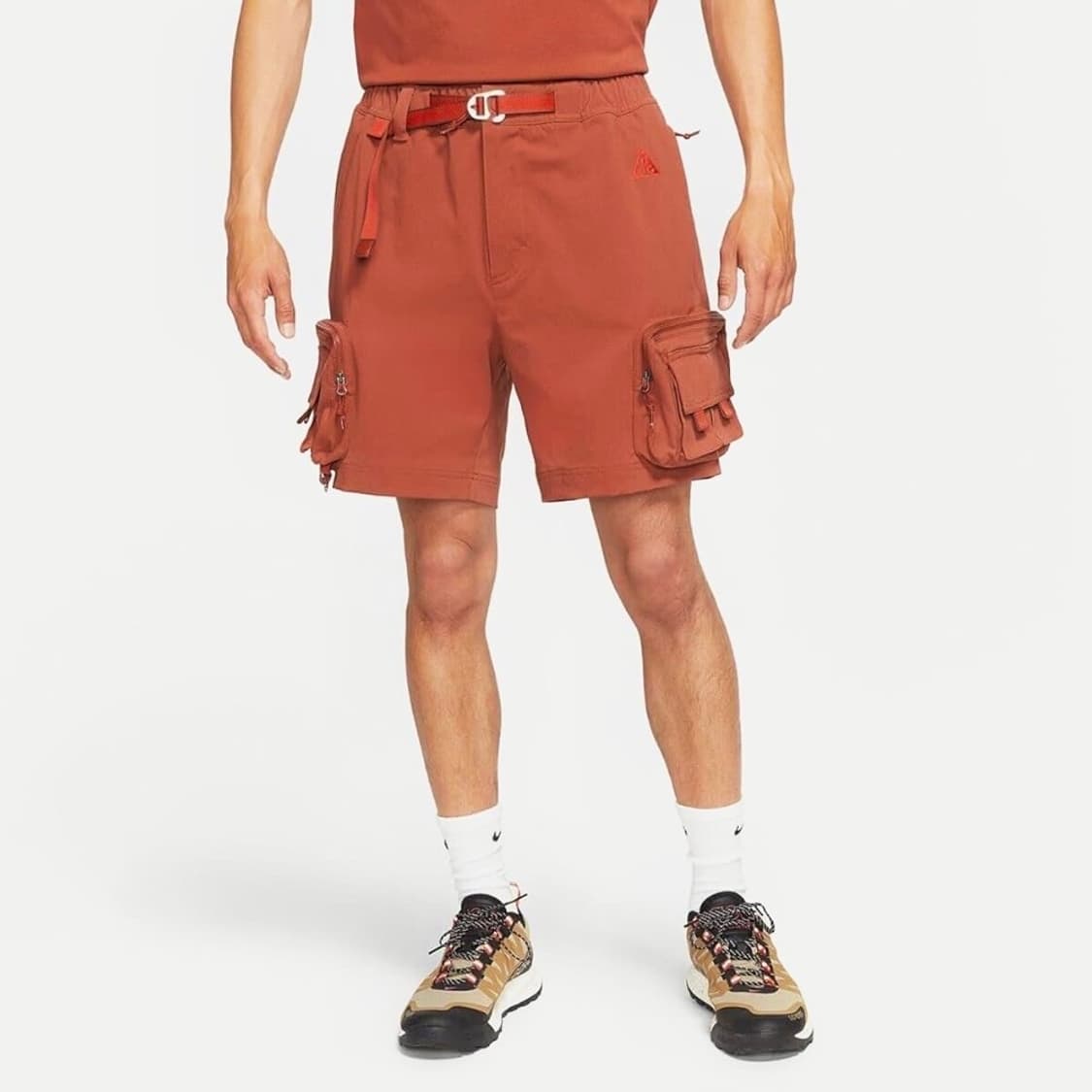 (XL)나이키 ACG 나일론 유틸리티 카고 쇼츠 반바지 레드스톤 상품이미지9