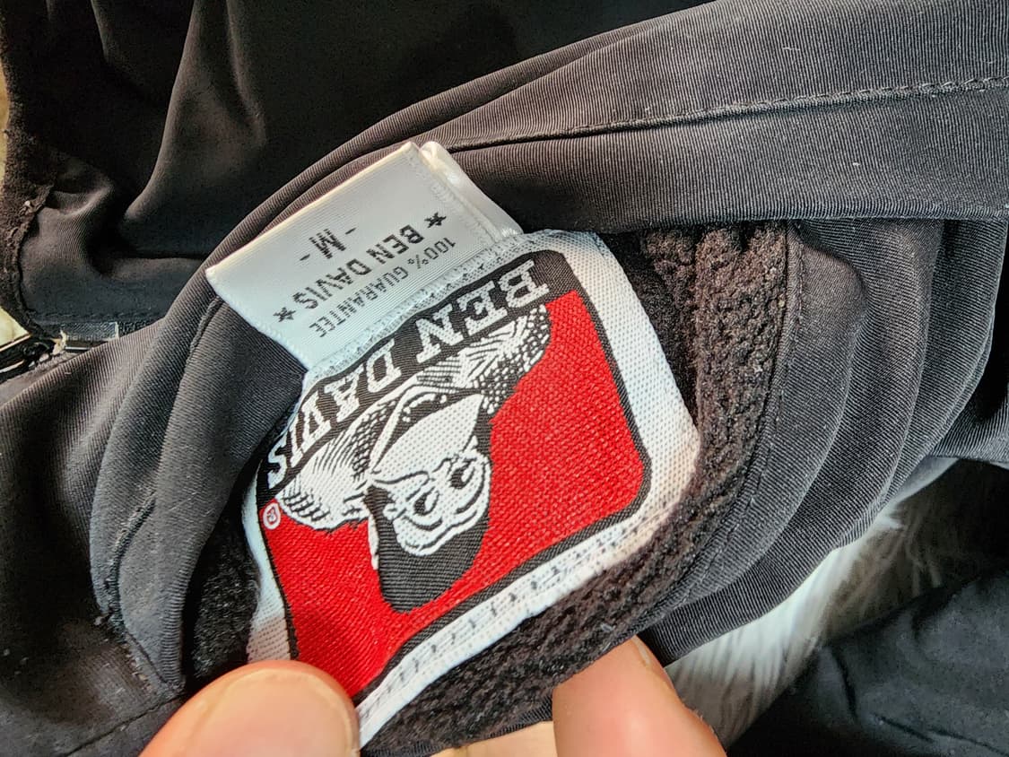 벤 데이비스 리버시블 아이보리 양털 플리스 자켓 상품이미지4