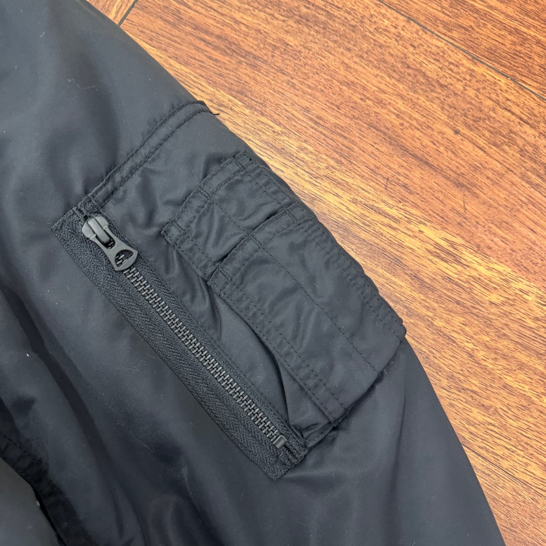  XL 유니클로 MA-1 블루종 자켓  상품이미지4