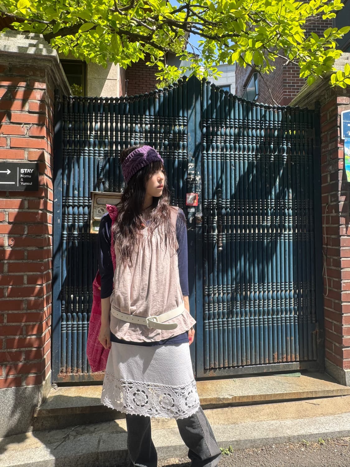 몽골 히피소녀 빈티지 코디세트 4pcs 상품이미지2