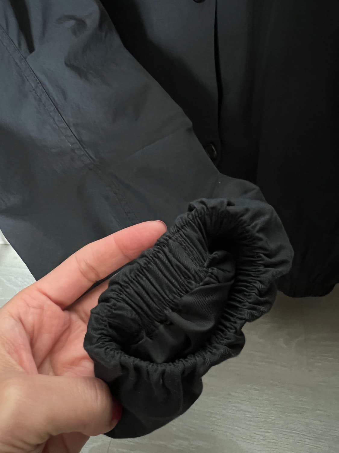 모노하 코튼 볼륨 점퍼 다크네이비 상품이미지3