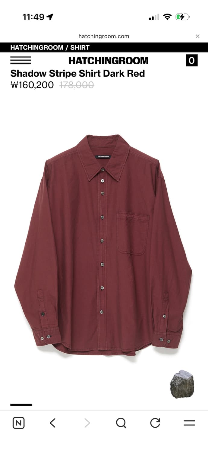 해칭룸 셔츠 m 사이즈  상품이미지1