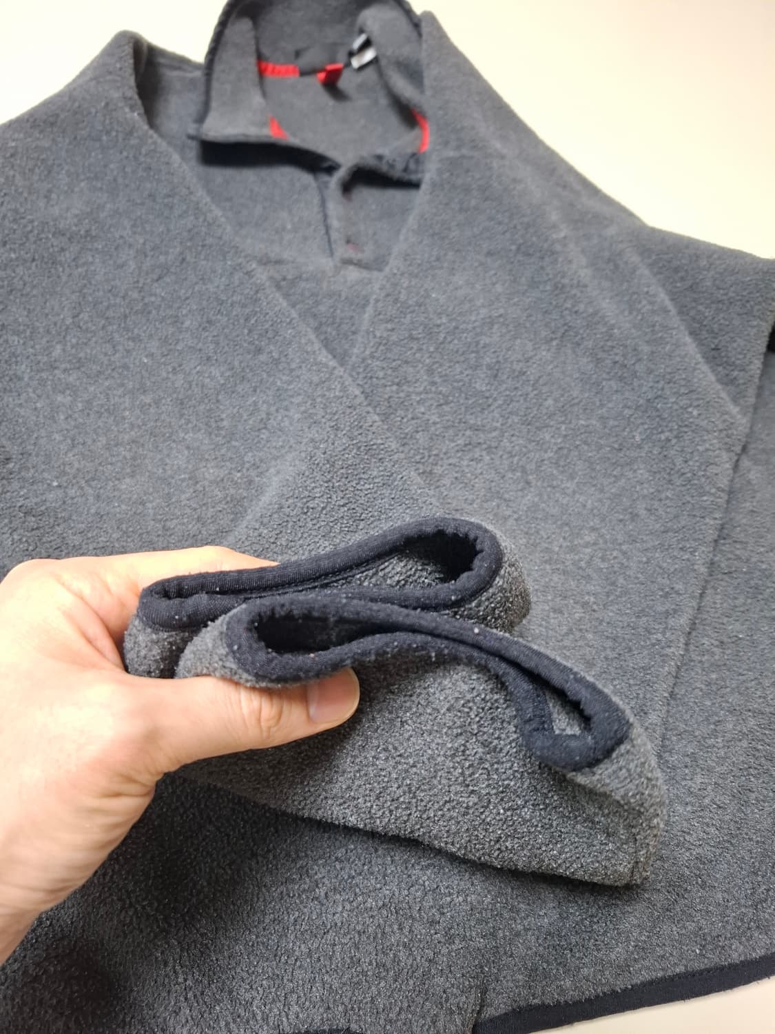 L 00s 파타고니아 신칠라 플리스 풀오버 차콜 그레이 상품이미지4