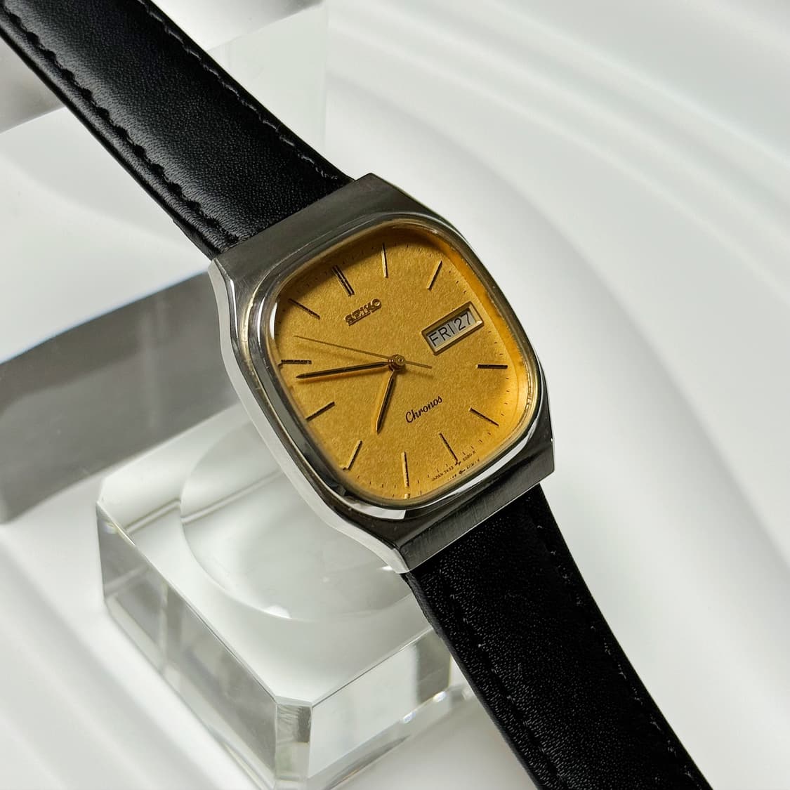 90s00s 빈티지 세이코 스피릿 텍스처 데이데이트 워치 상품이미지4