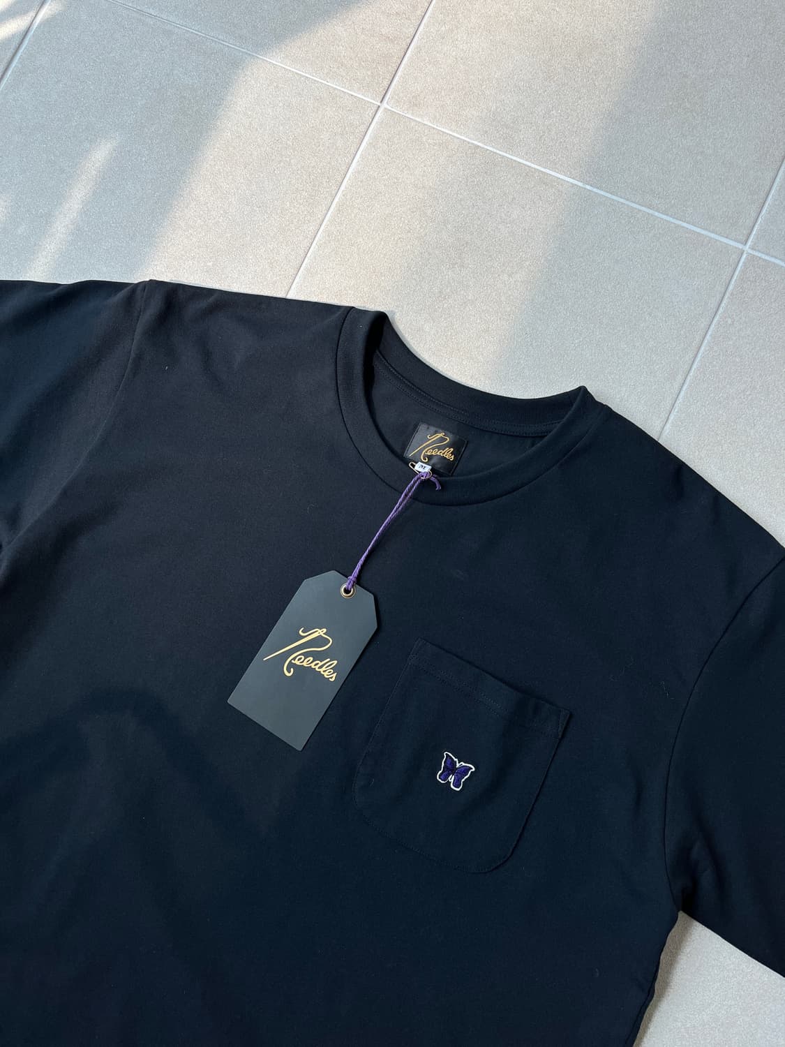 Needles pocket logo t shirt 상품이미지3