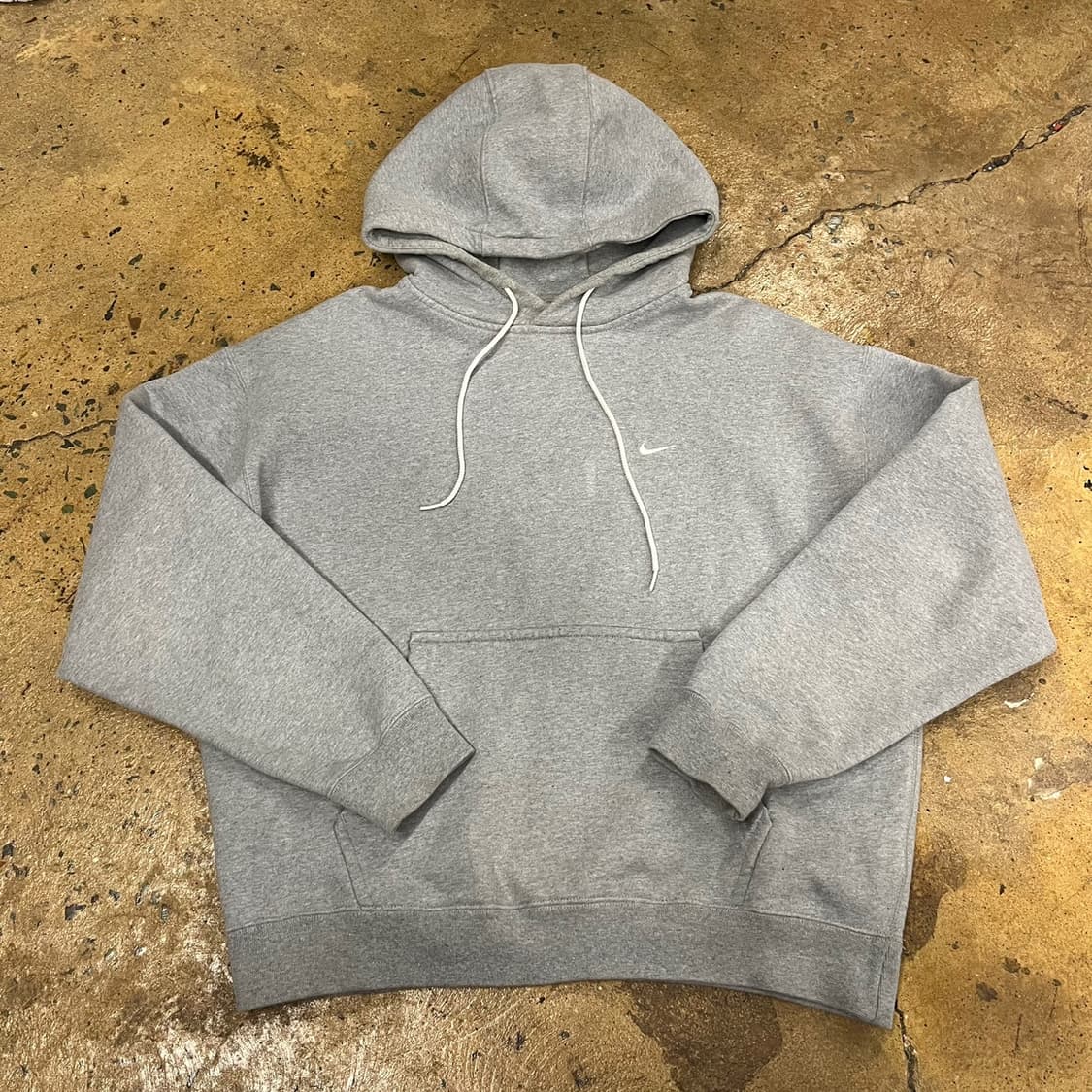 [정품/XL] 나이키 스우시 후드티 그레이 nrg b19 상품이미지2