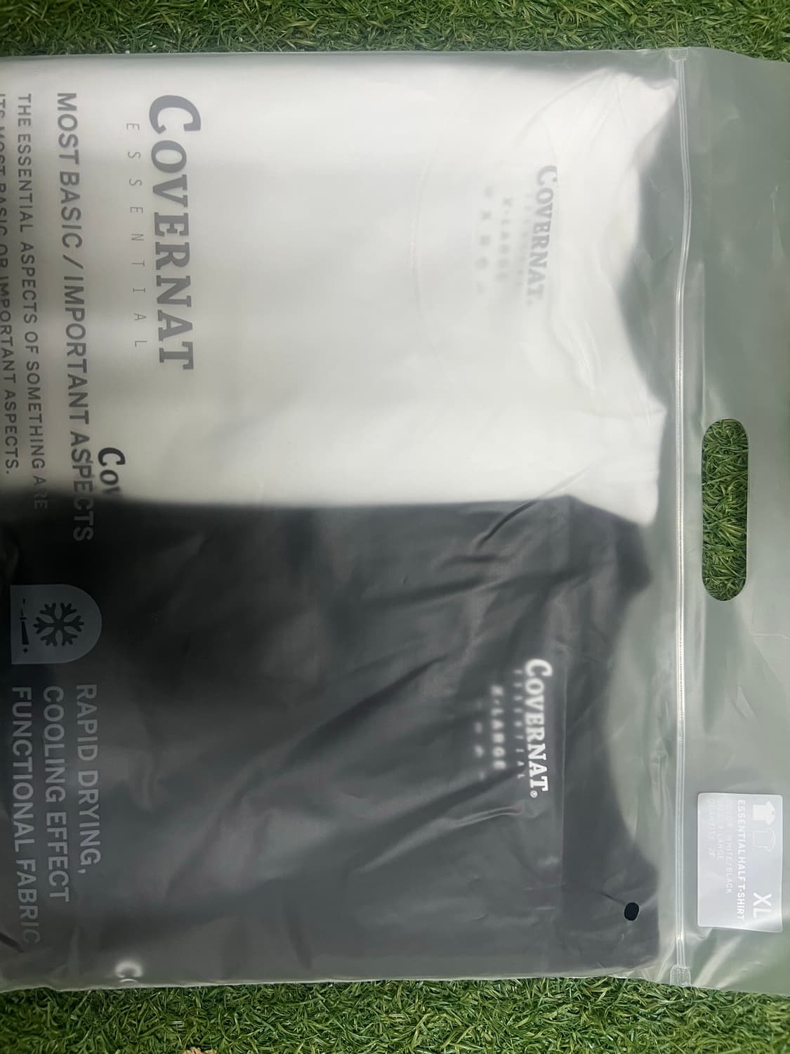 커버낫 쿨 코튼 티셔츠 XL사이즈 상품이미지2