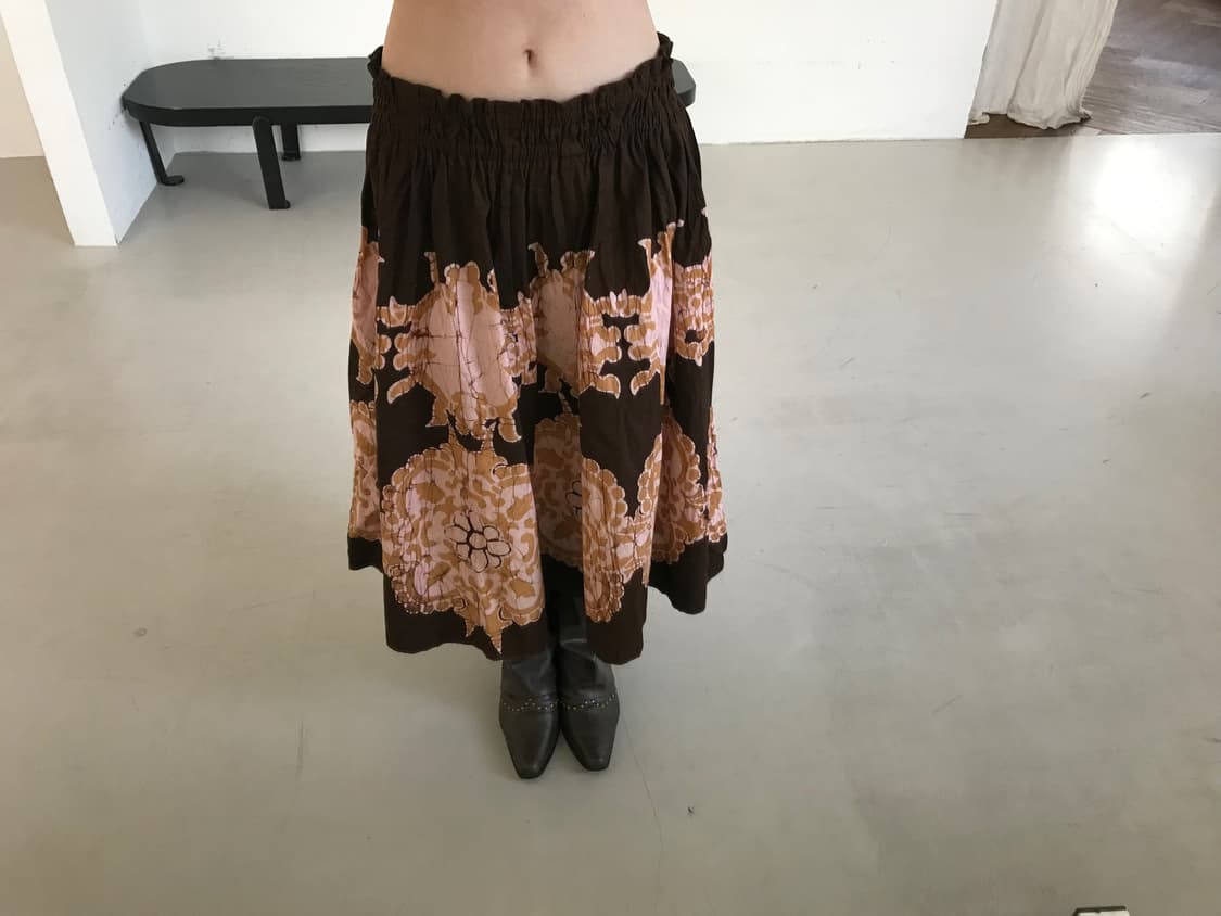vintage pattern skirt 상품이미지1