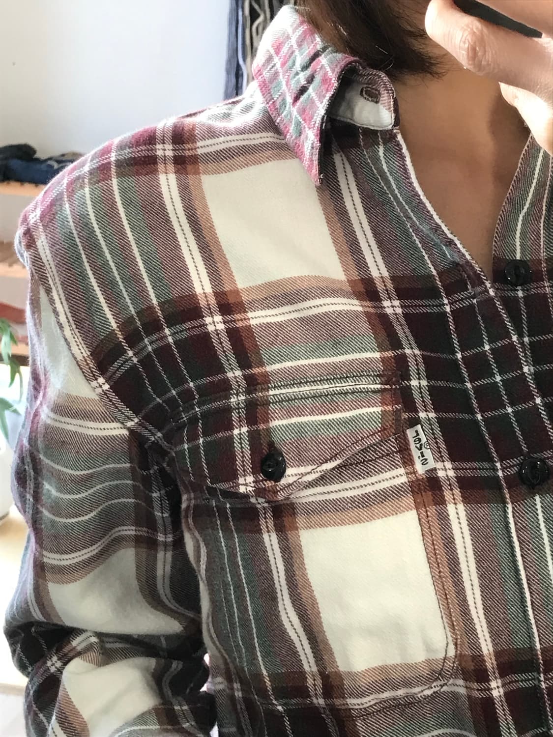 Levi's check shirt 상품이미지3