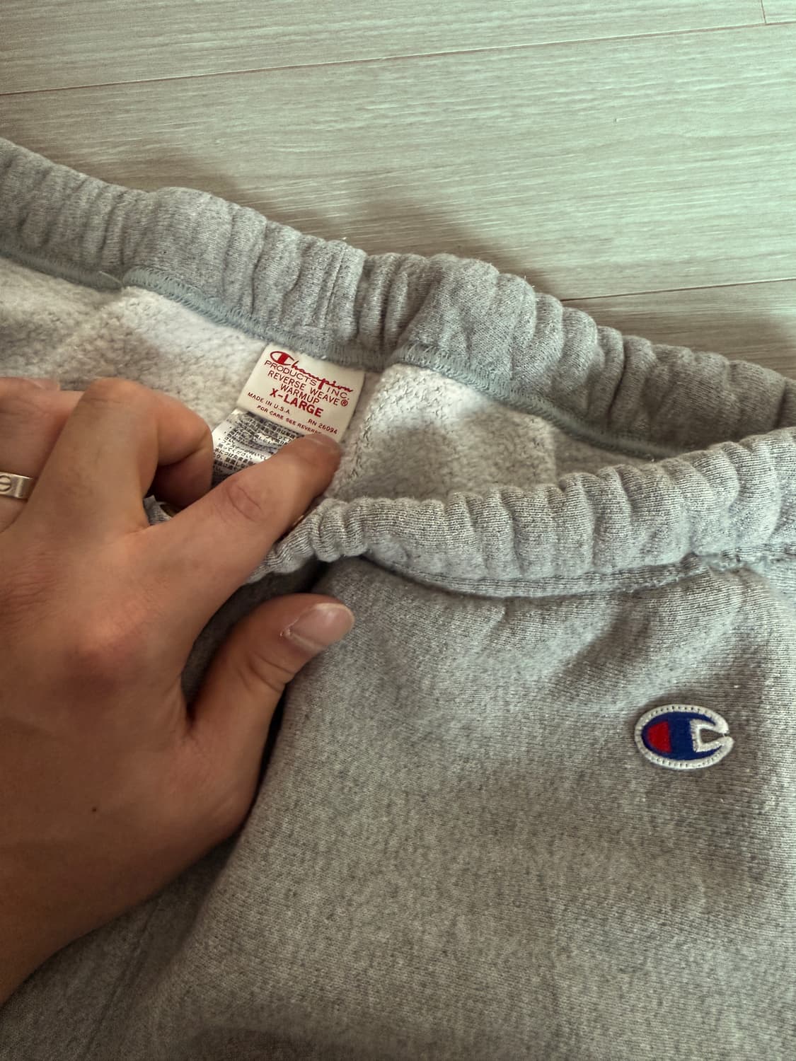 챔피온 스웻팬츠 레드택 xl 상품이미지2