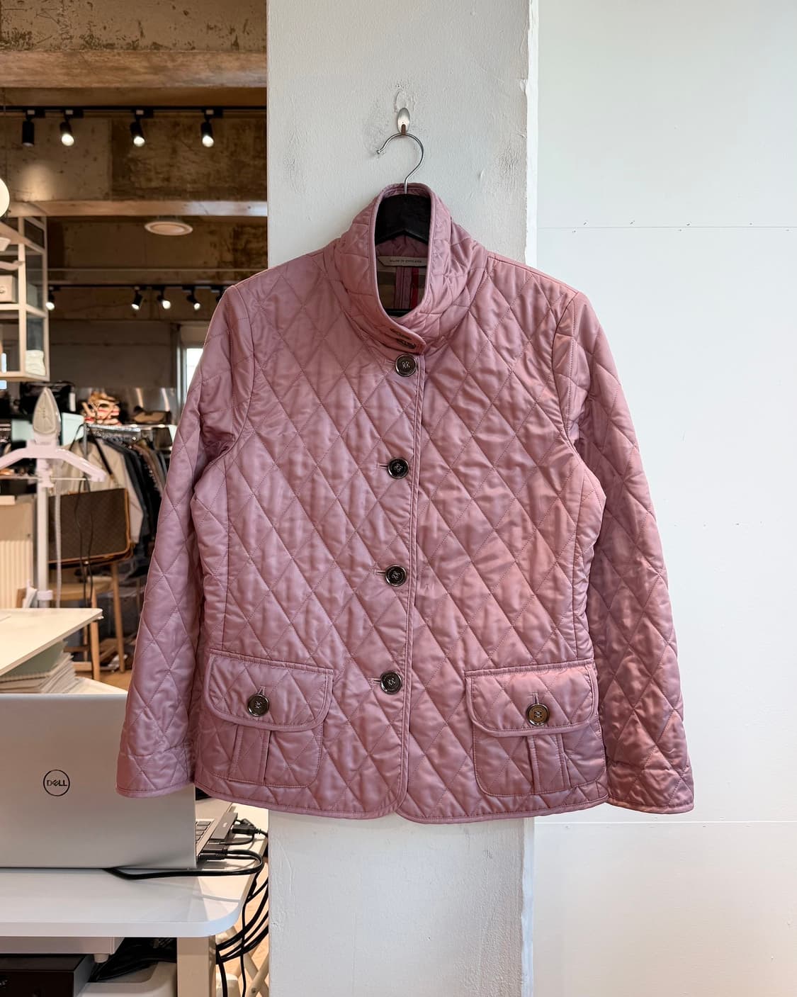 버버리 핑크 퀼팅 자켓  상품이미지2