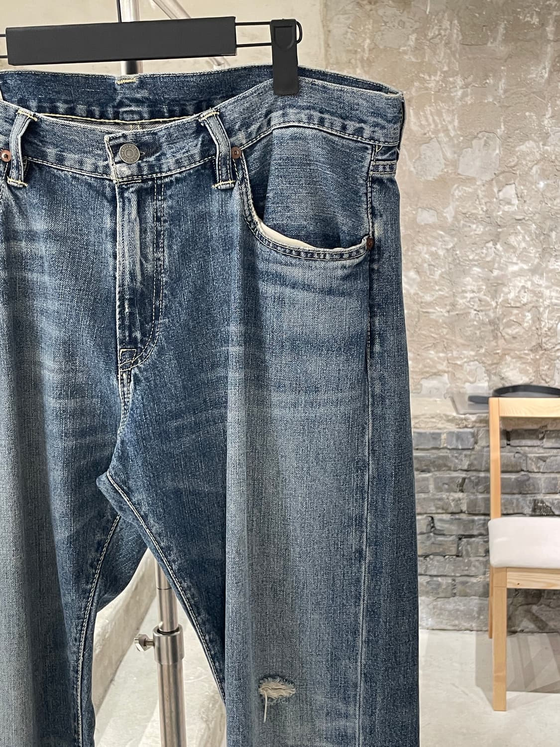 폴로 랄프로렌 셀비지 워싱 데님 팬츠 상품이미지3