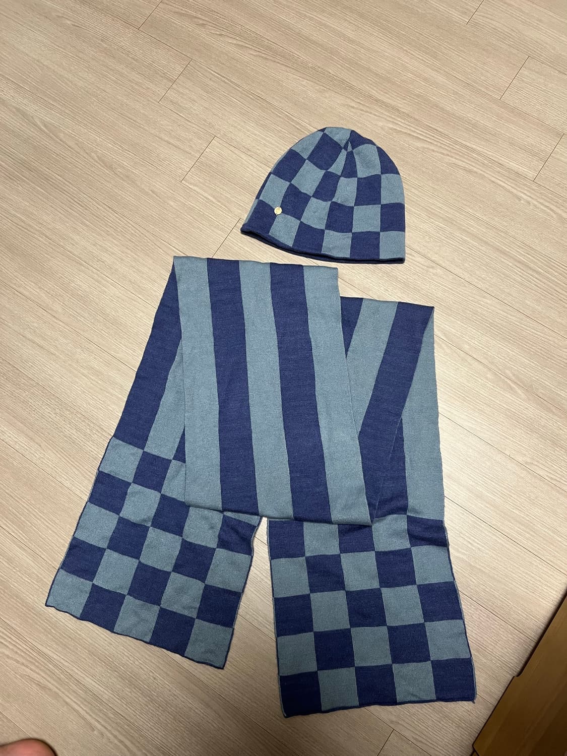 더오픈프로덕트 CHESSBOARD CHECK BEANIE,MUFFLER 상품이미지1