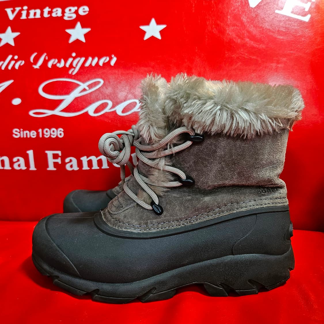 쏘렐(SOREL) 스노우 엔젤 방한 털 부츠 220size 상품이미지3