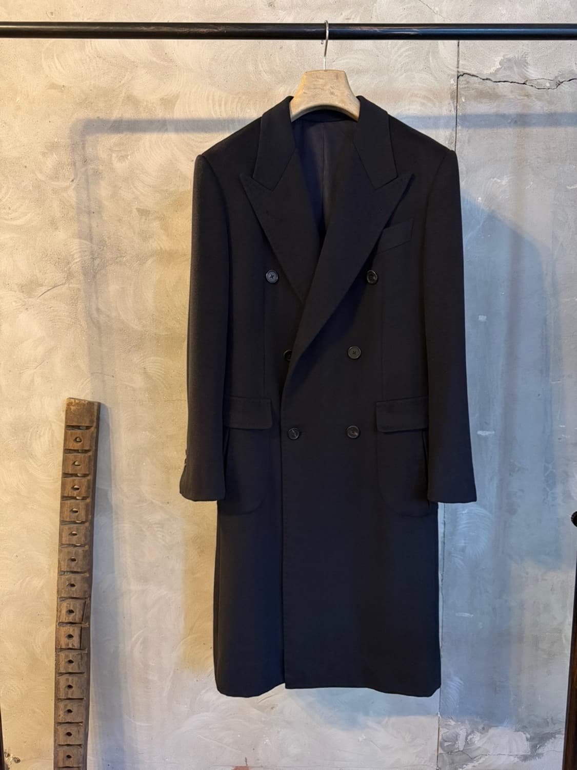 MARK RONSEN 풀핸드 캐시미어 폴로코트 100 상품이미지1