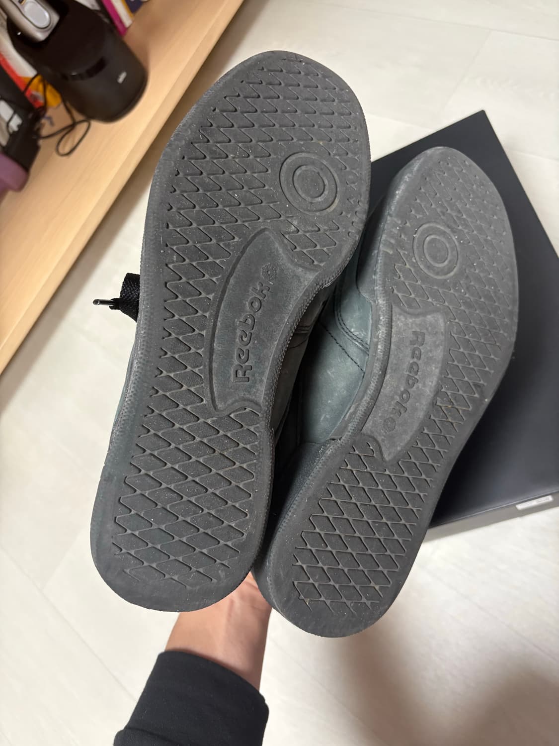 리복 자운드 클럽c 트리플블랙 275 상품이미지4