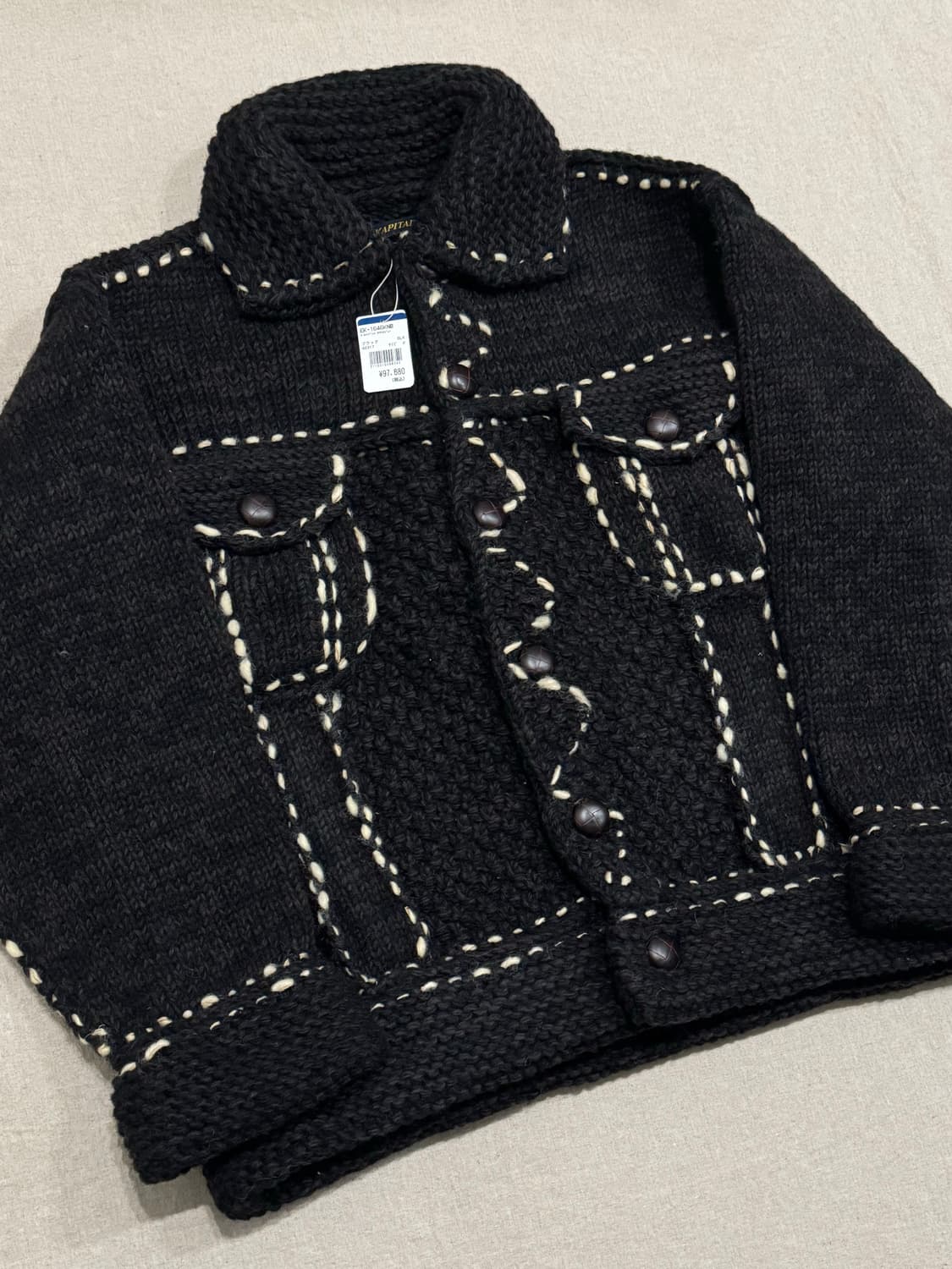 캐피탈 울 핸드니트 코위찬 상품이미지2