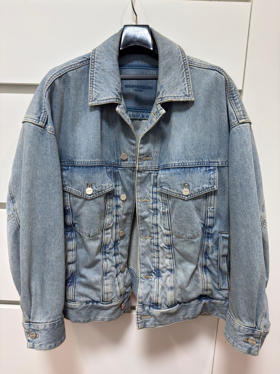 우영미 와이어 데님 자켓 상품이미지1