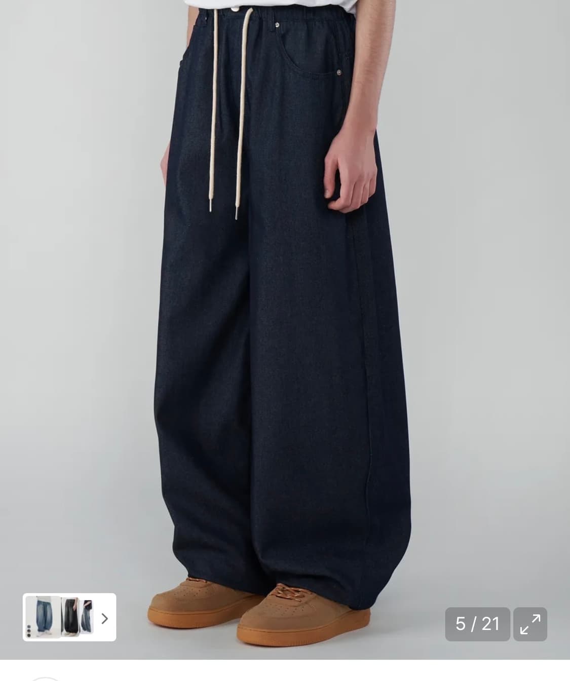 언탭트스튜디오) 무신사 벌룬팬츠 남녀공용 상품이미지1