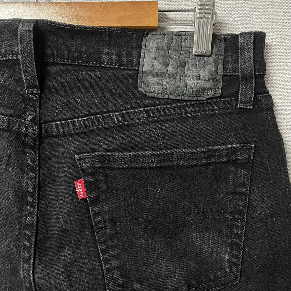 33x30 리바이스 Levi’s 559 흑청 상품이미지4